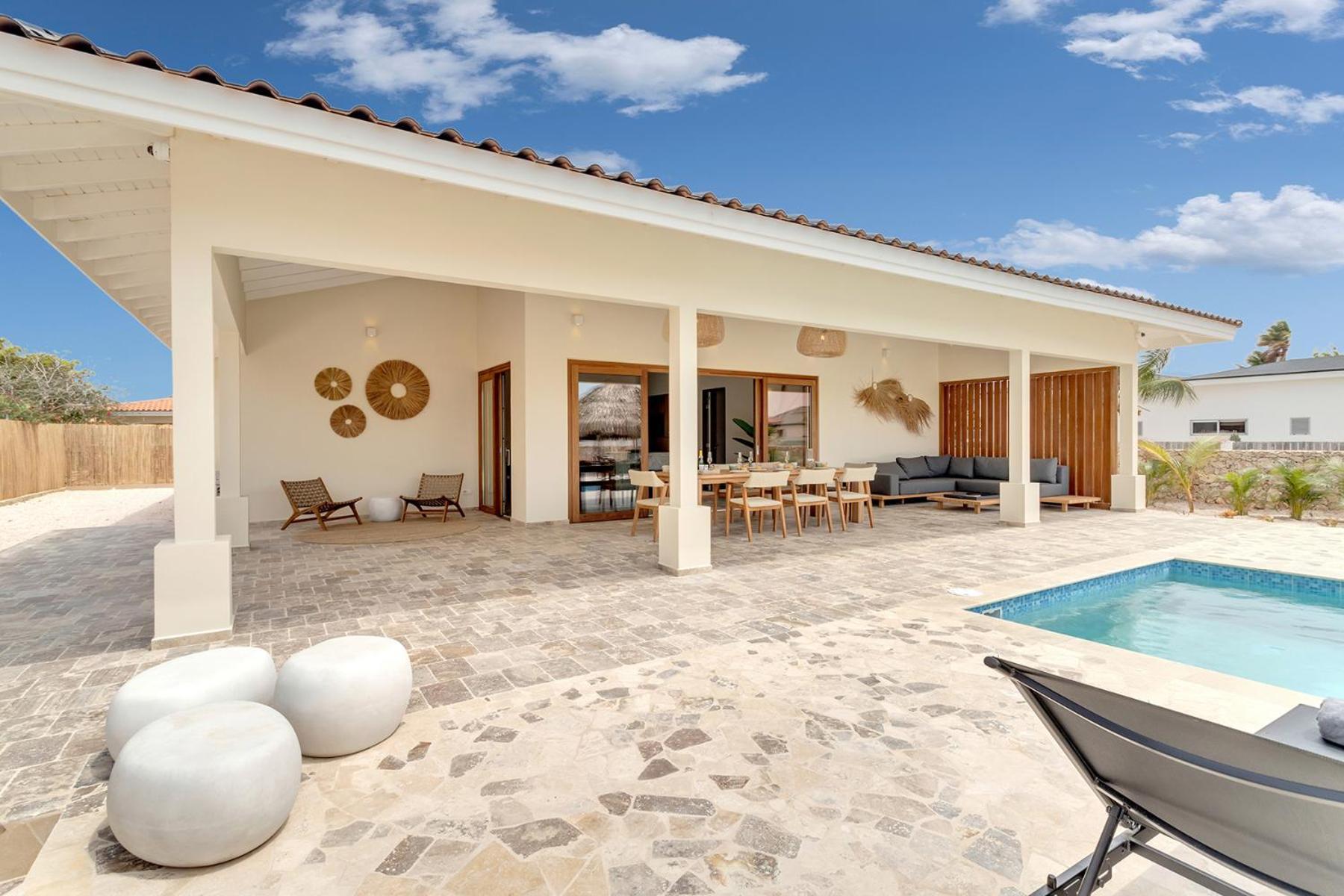 Casa Madera With Large Garden And Private Pool Villa Kralendijk  Bagian luar foto