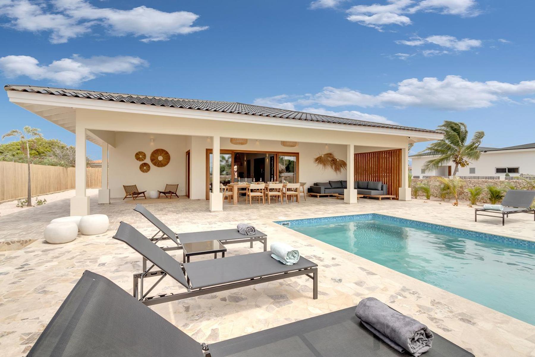 Casa Madera With Large Garden And Private Pool Villa Kralendijk  Bagian luar foto
