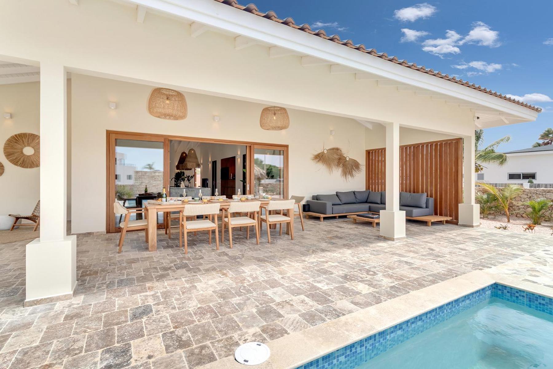 Casa Madera With Large Garden And Private Pool Villa Kralendijk  Bagian luar foto